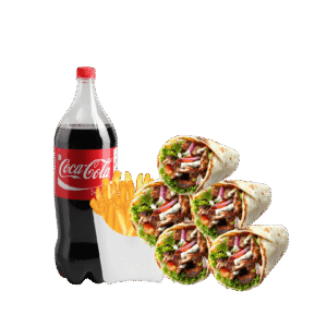 5 Shawarma + 1.5L Drink